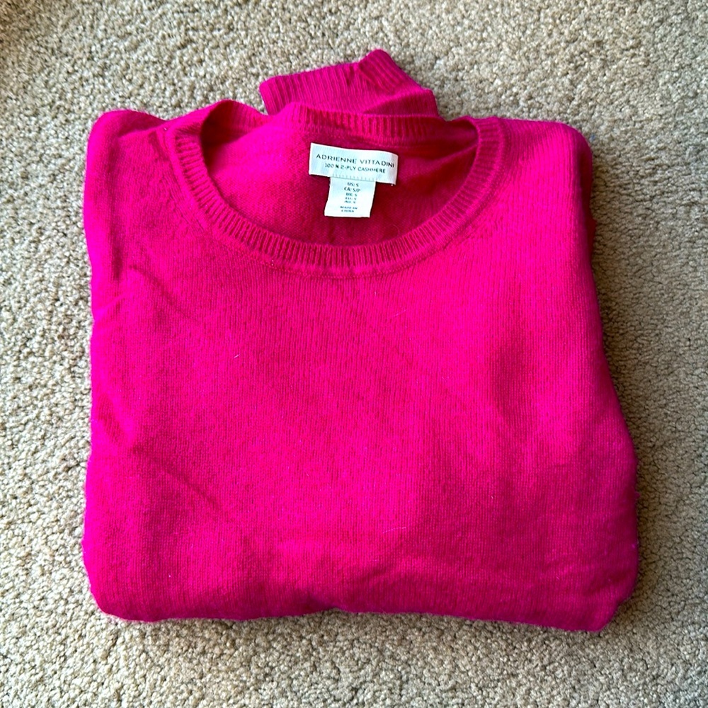 Adrienne Vittadini Pink Sweater - Picture 5 of 7